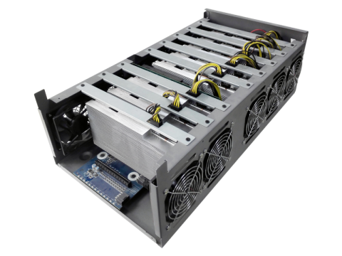 MANLI GPU Mining System P104-100 (4GB) X8